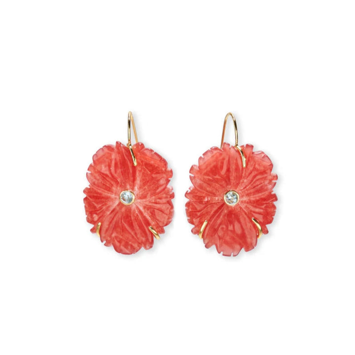 New Bloom Earrings in Poinsettia | Lizzie Fortunato
