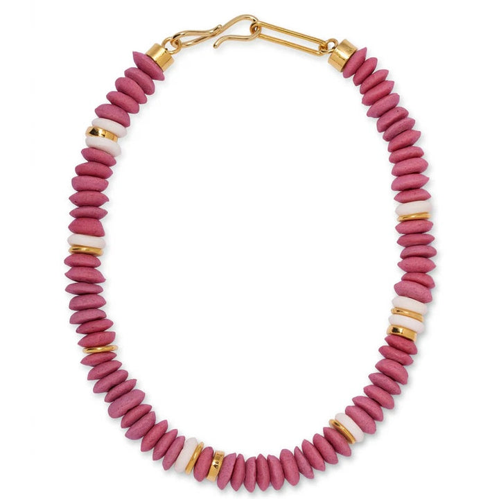 Laguna Necklace in Rose Pink | Lizzie Fortunato