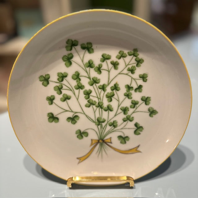 Vintage Herb Salad Plates, Set of 4