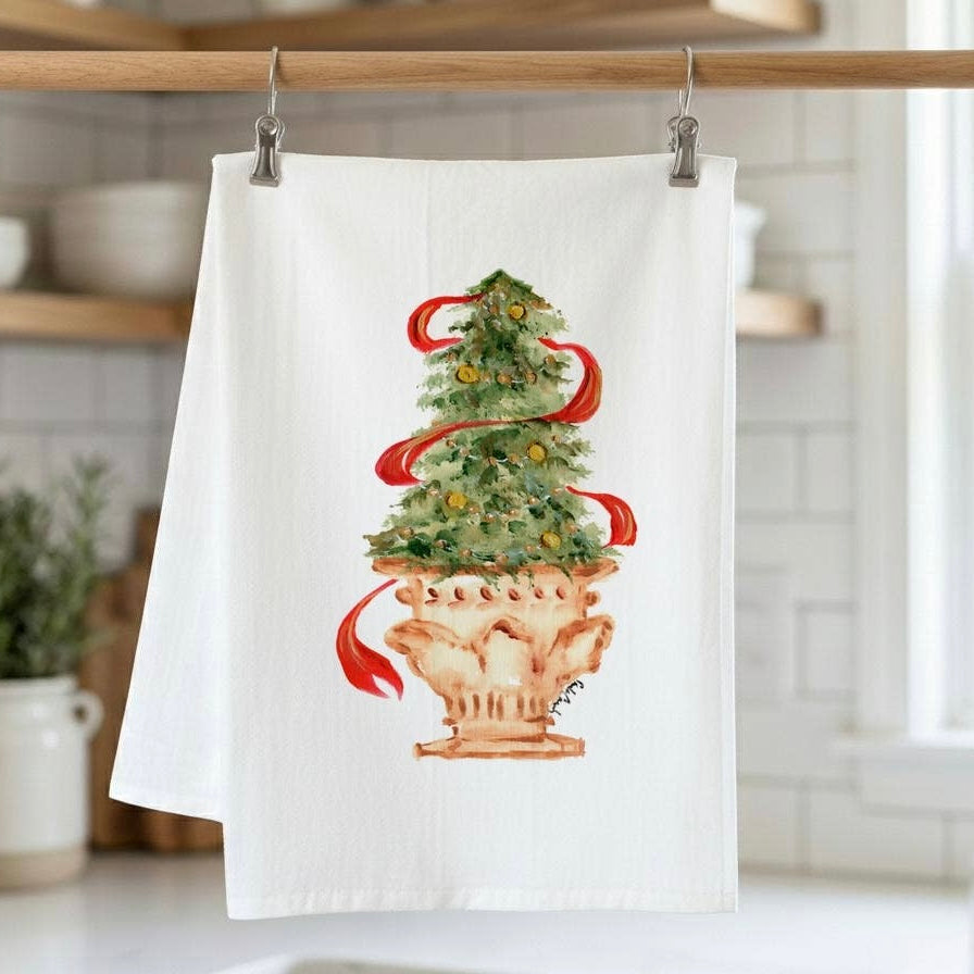 Yuletide Flour Sack Towel