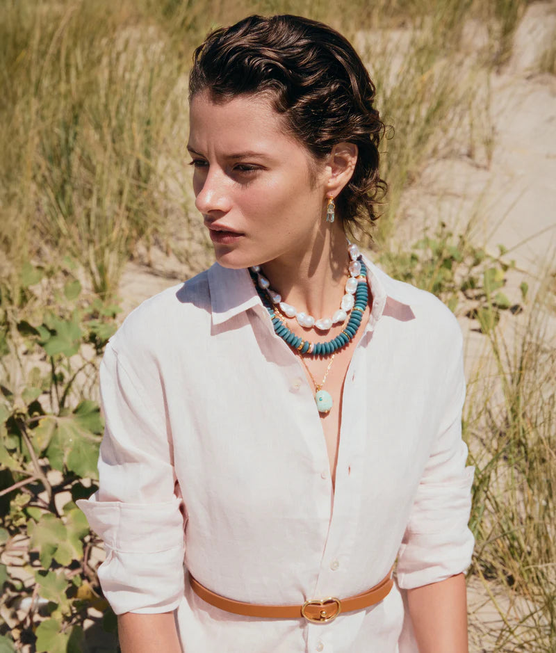 Laguna Necklace in Turquoise Ocean | Lizzie Fortunato