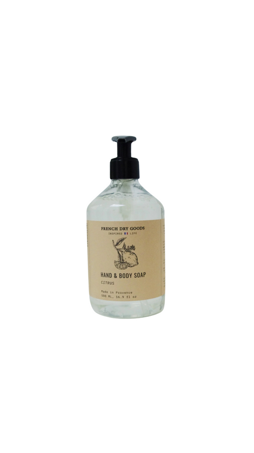 Liquid Hand & Body Soap, Citrus | French Dry Goods