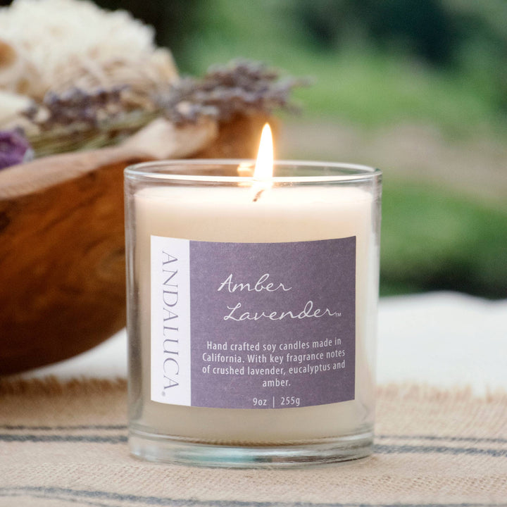 Amber Lavender Candle