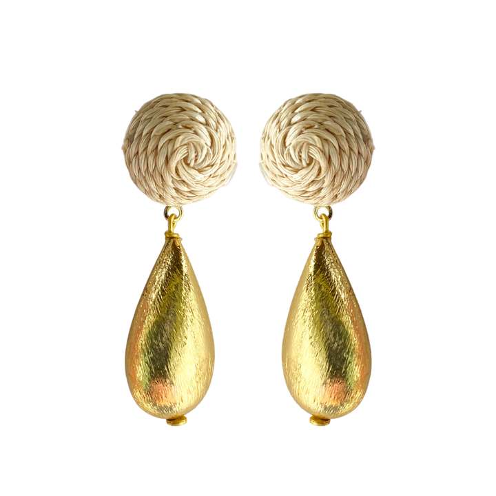 Grace Gold Teardrop Earrings
