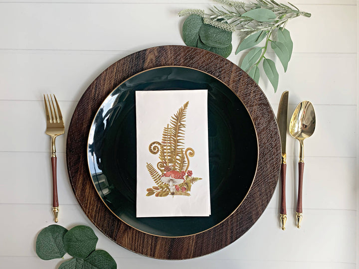 Woodland Mushroom Dinner Napkins