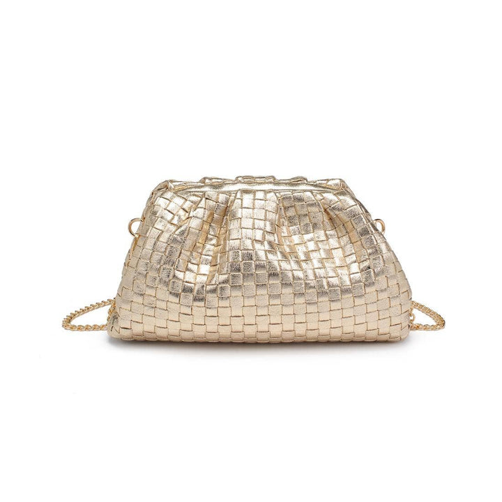Tate Woven Clutch in Natural