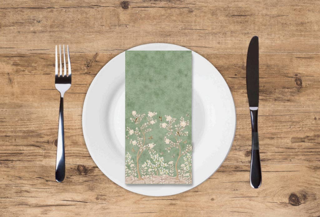 Forest Guest Napkin, Sage
