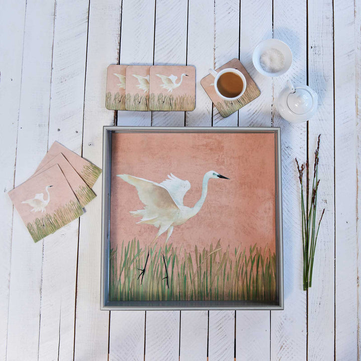 Egret Paper Napkins, S/20
