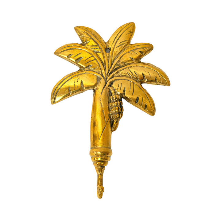 Brass Palm Tree Wall Hook