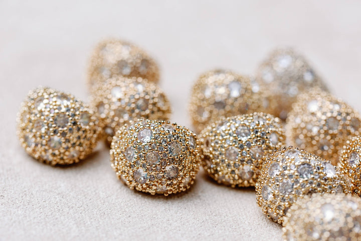 Pave Gumdrop Earrings