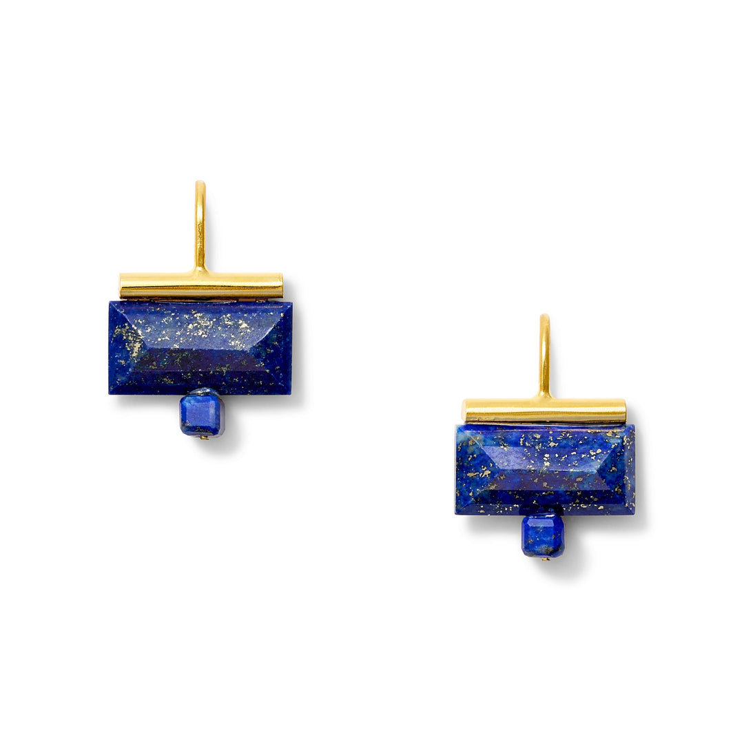 Lapis Lazuli Horizon Earrings