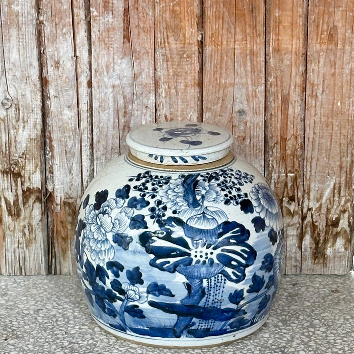 Blue & White Porcelain Four Seasons Jar
