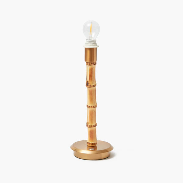 Rechargeable Bamboo Lamp Stand