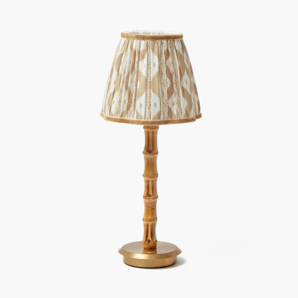 Rechargeable Bamboo Lamp Stand