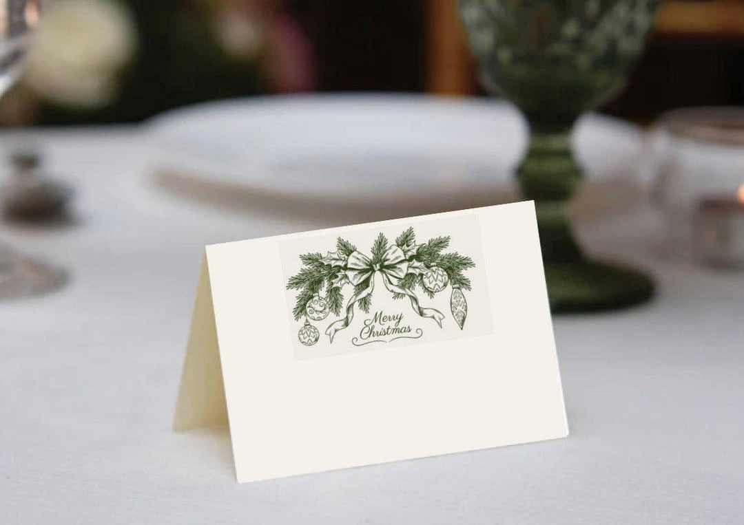 Merry Christmas Place Cards S/24