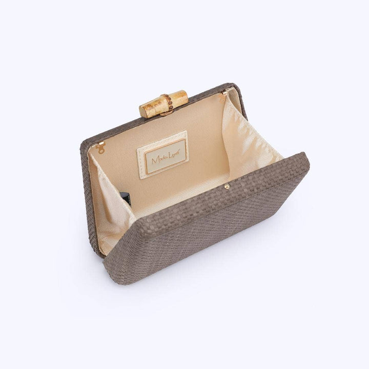 Melina Clutch in Mocha