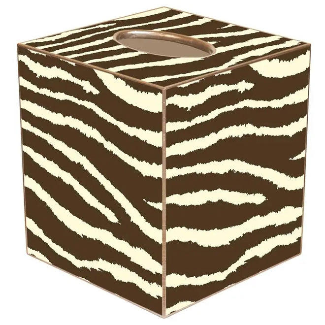 Zebra Tissue Box Cover