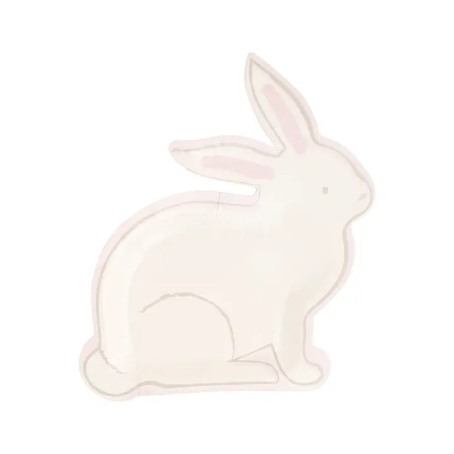 Bunny Paper Plates, S/8 | Easter