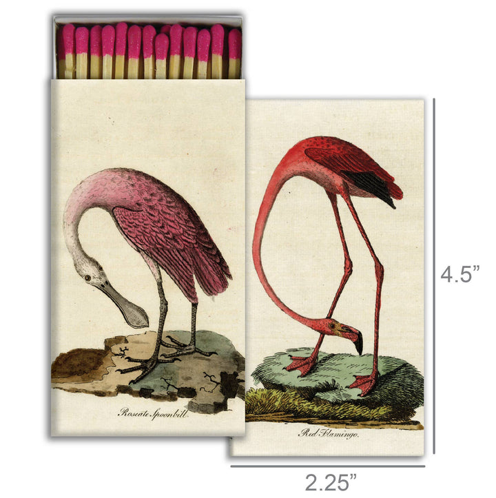 Matches, Flamingo & Spoonbill