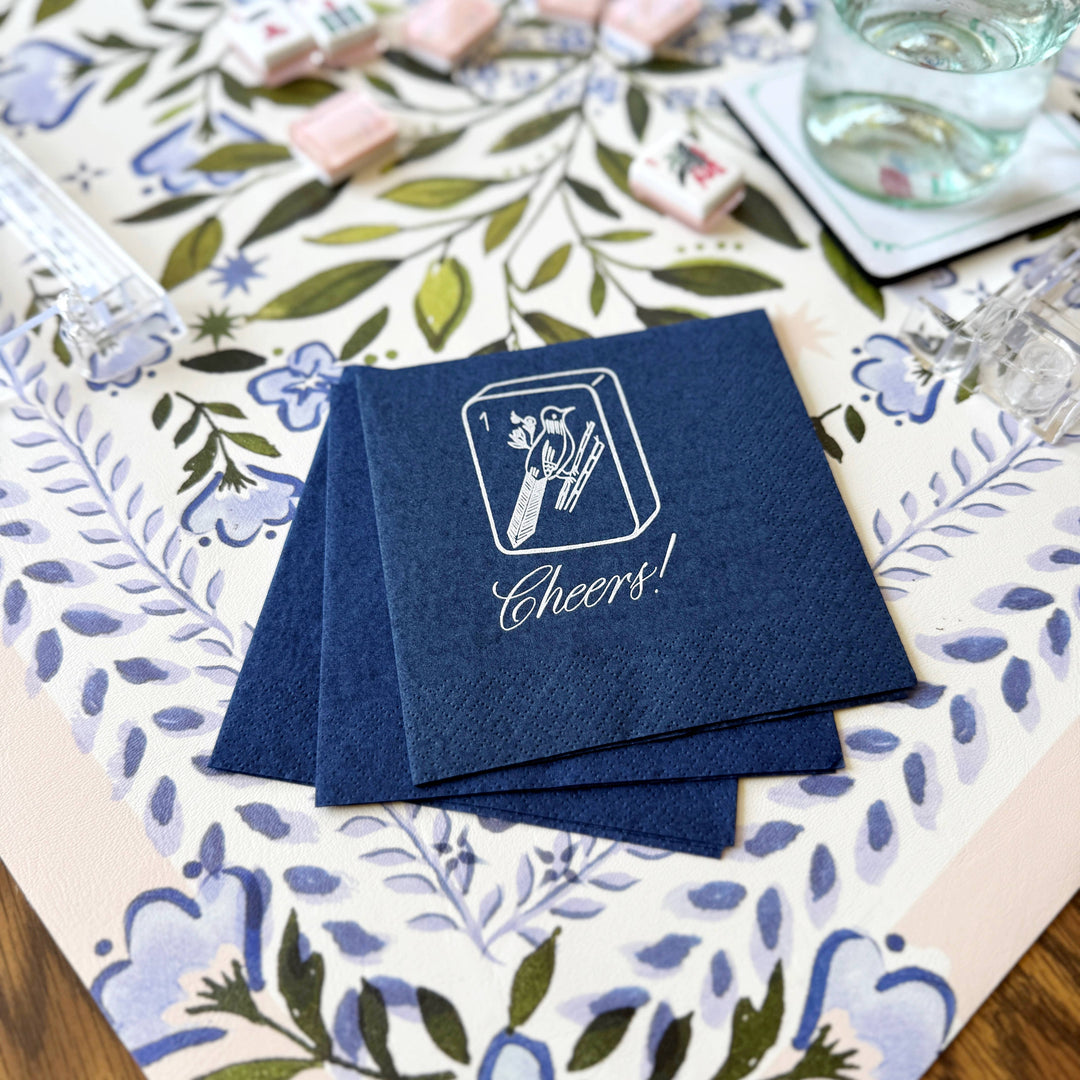 Mahjong Bird Bam Cocktail Napkins