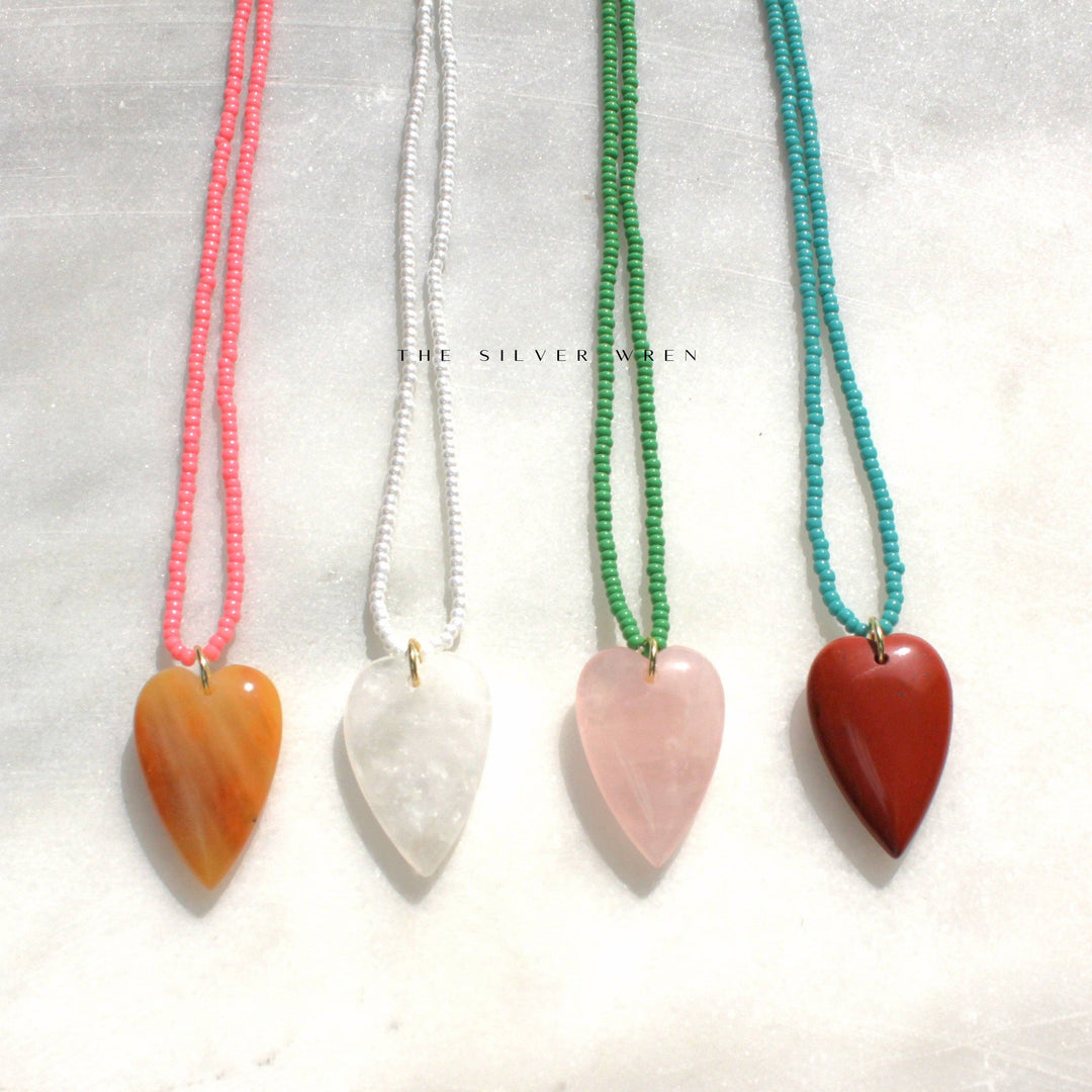 Esti Stone Heart Necklace