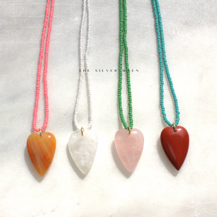Esti Stone Heart Necklace