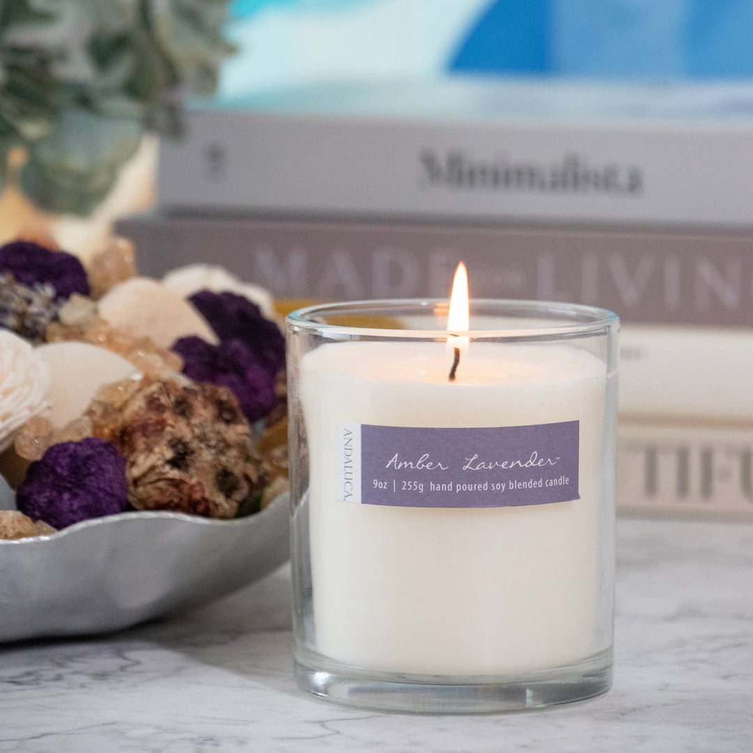 Amber Lavender Candle
