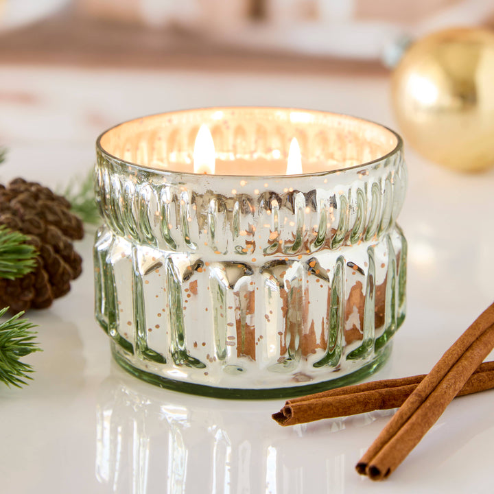 Mercury Glass Christmas Candle