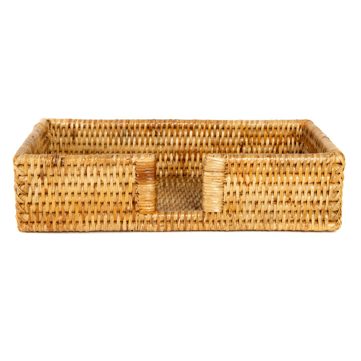Guest Towel Holder in Rattan