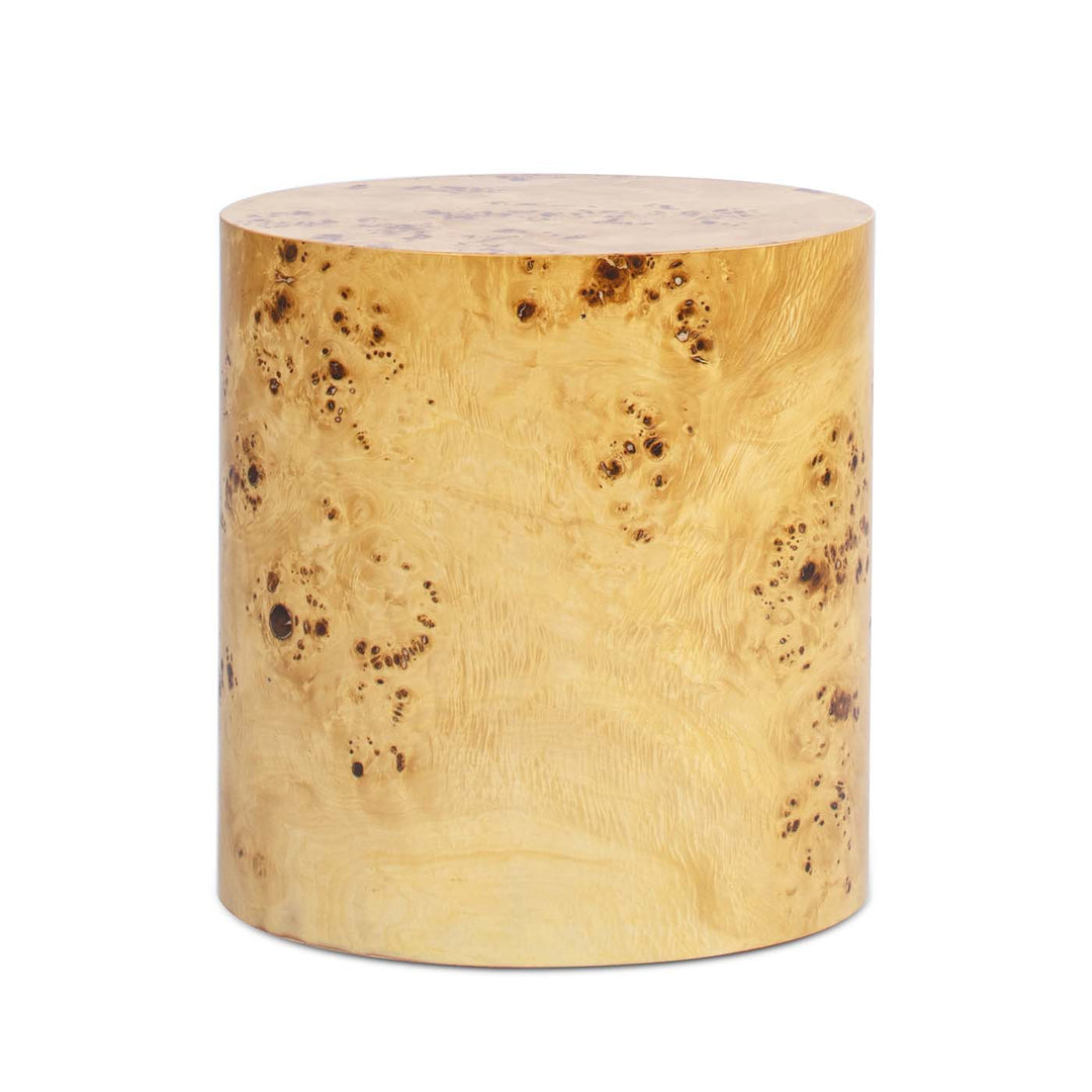 Burl Wood Side Table
