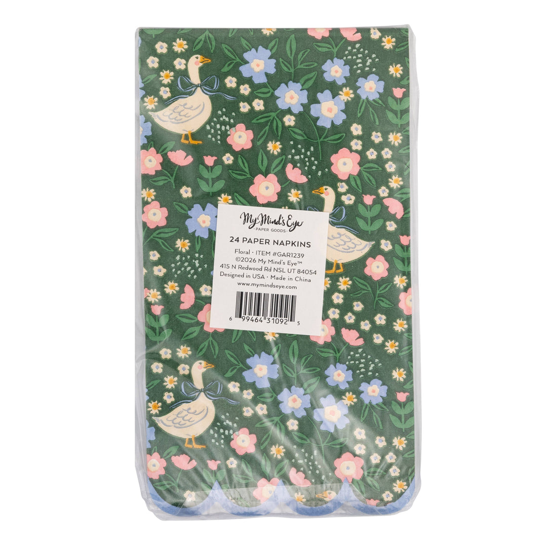 Goose Pattern Dinner Napkin