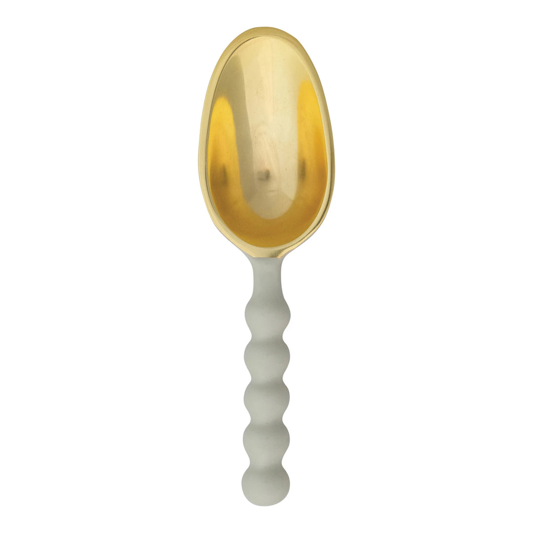 Enameled Ball Scoop in Gold & Mint