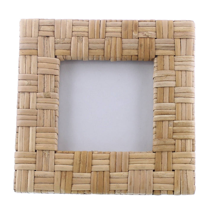 Cayman Frame in Natural Rattan, 4x4