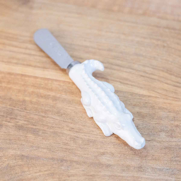 Alligator Spreader in White, 5"