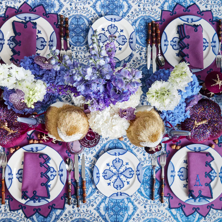 Skye Tablecloth in Royal Blue, 70x106