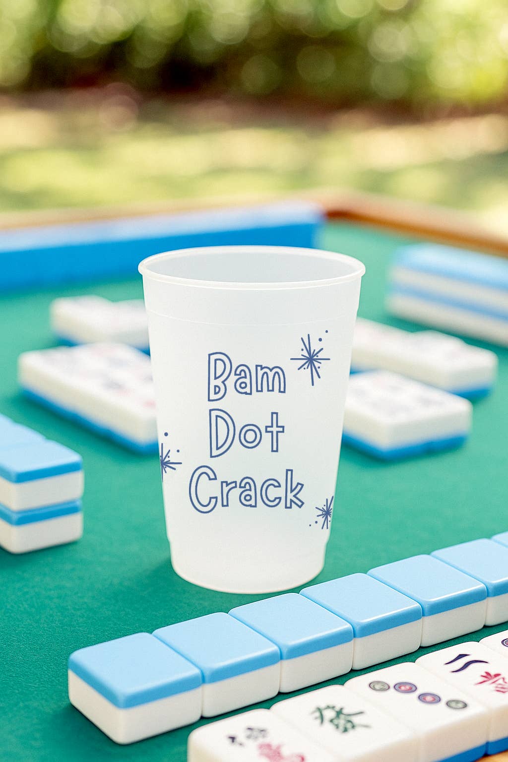 Mahjong Frosted Cups