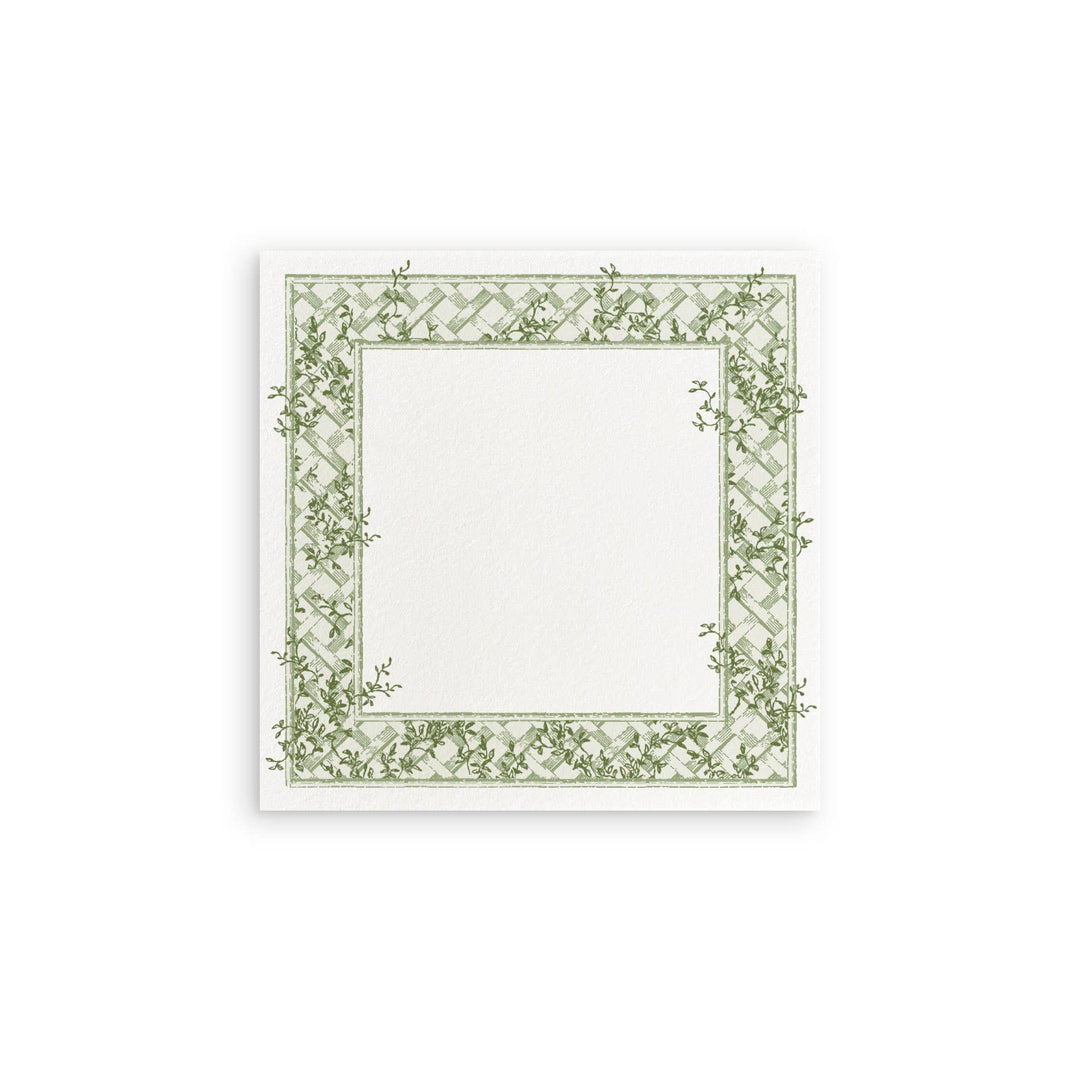 Garden Trellis Block Notepad