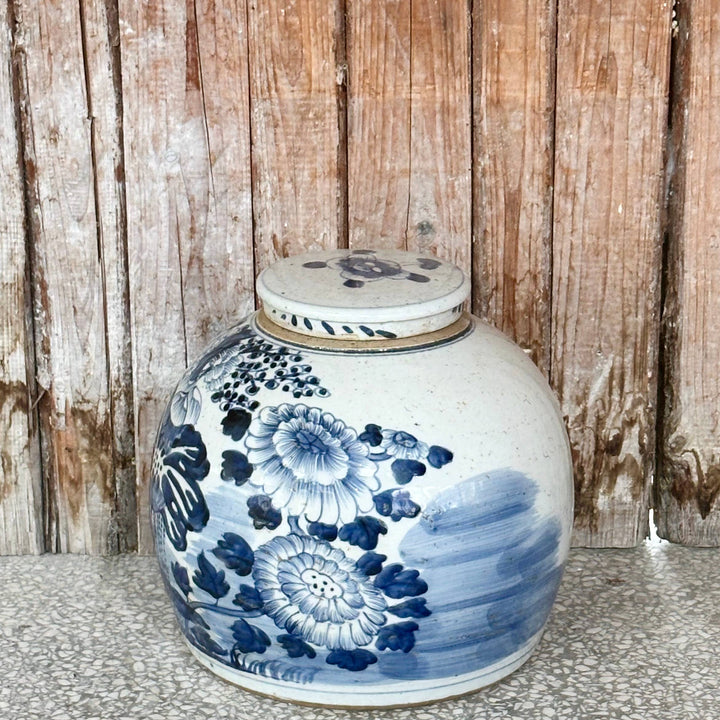 Blue & White Porcelain Four Seasons Jar
