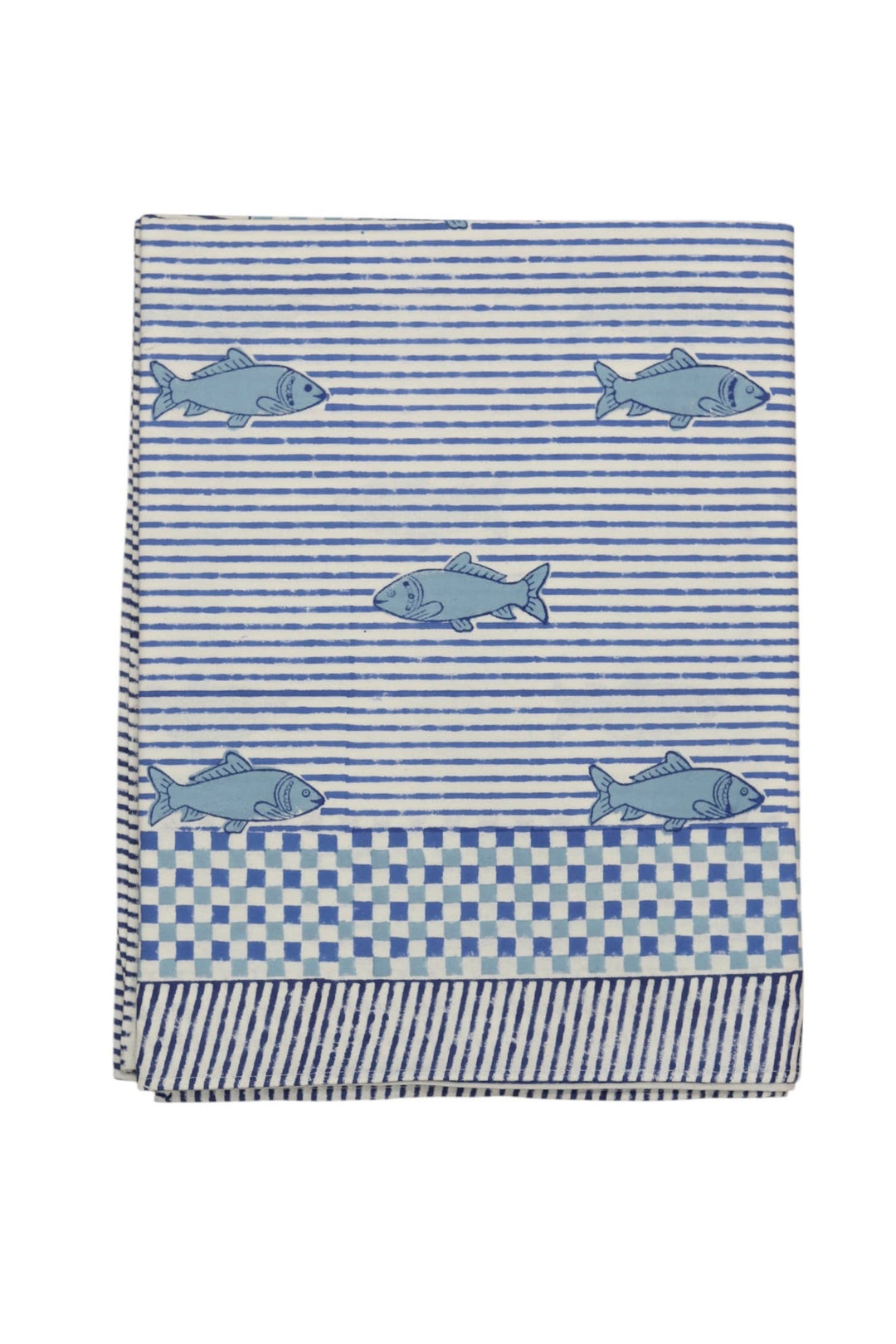 Tablecloth in Saltwater Stripe, 60x90