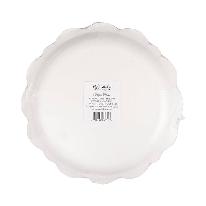Bunny Toile Plates, 8”