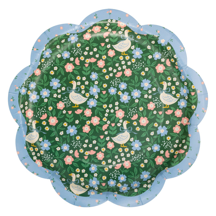 Goose Pattern Plate, 10”