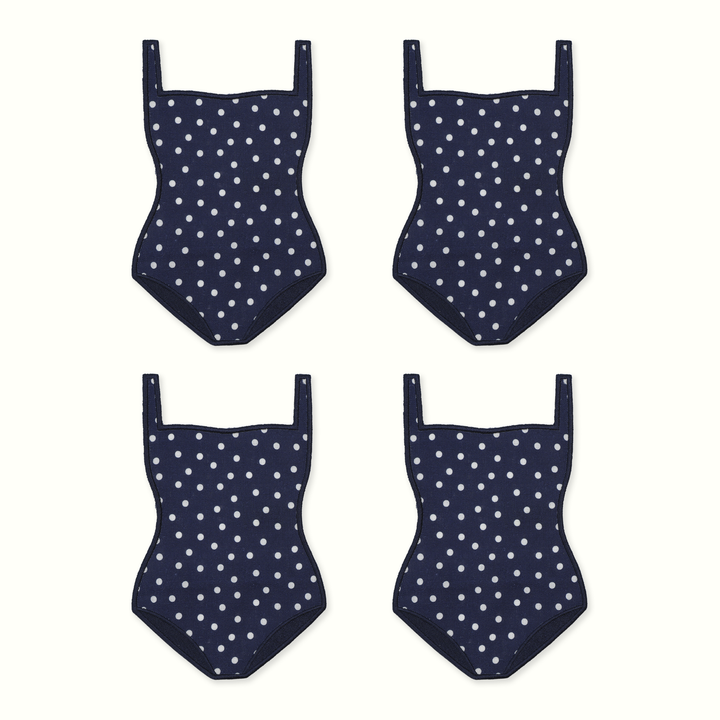 Polka Dot Swimsuit Cocktail Napkins, Set of 4 | House of Gleason
