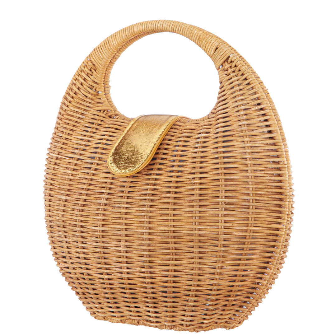 Kava Rattan Bag, Assorted Colors