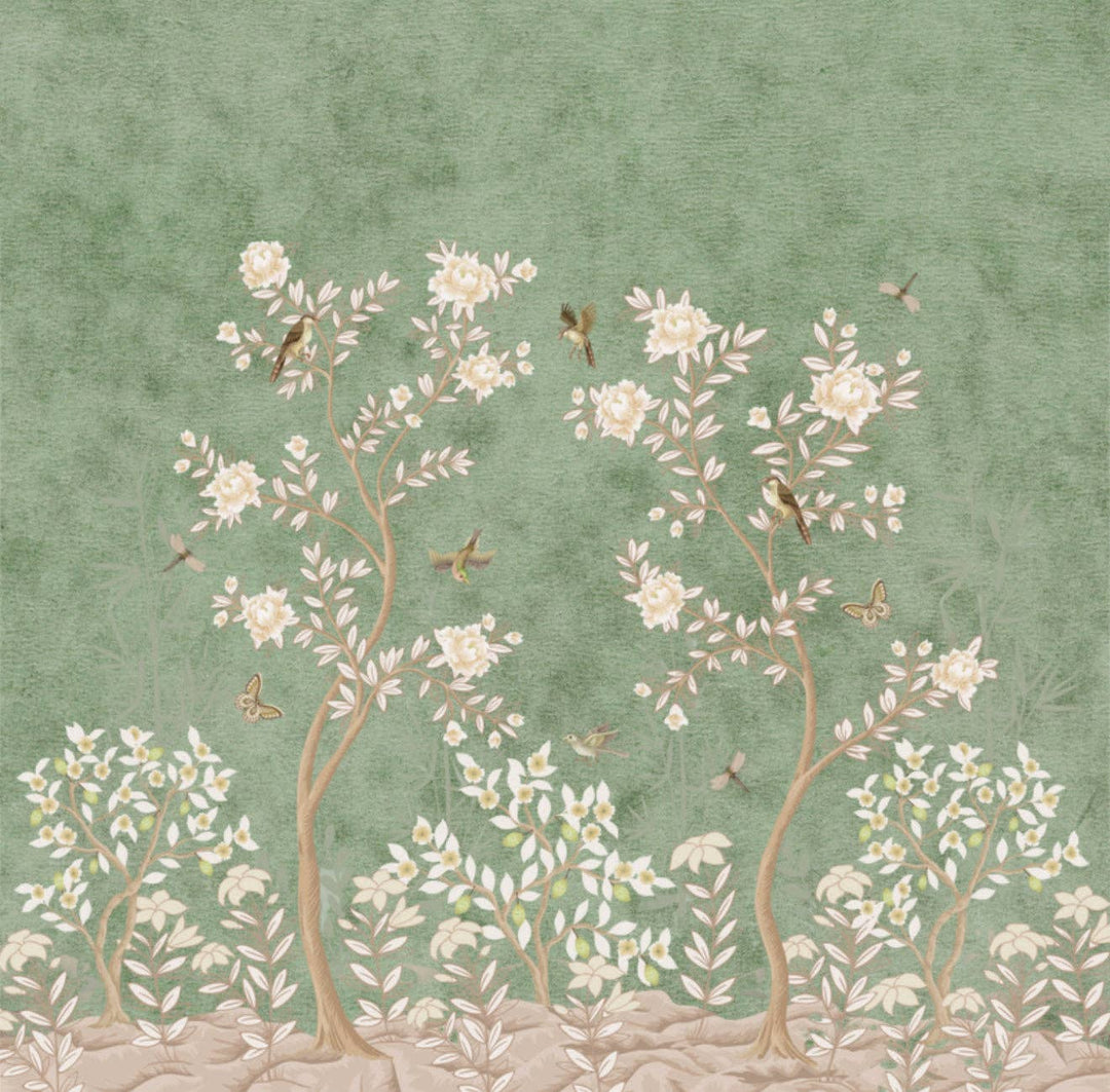 Forest Cocktail Napkins, Sage