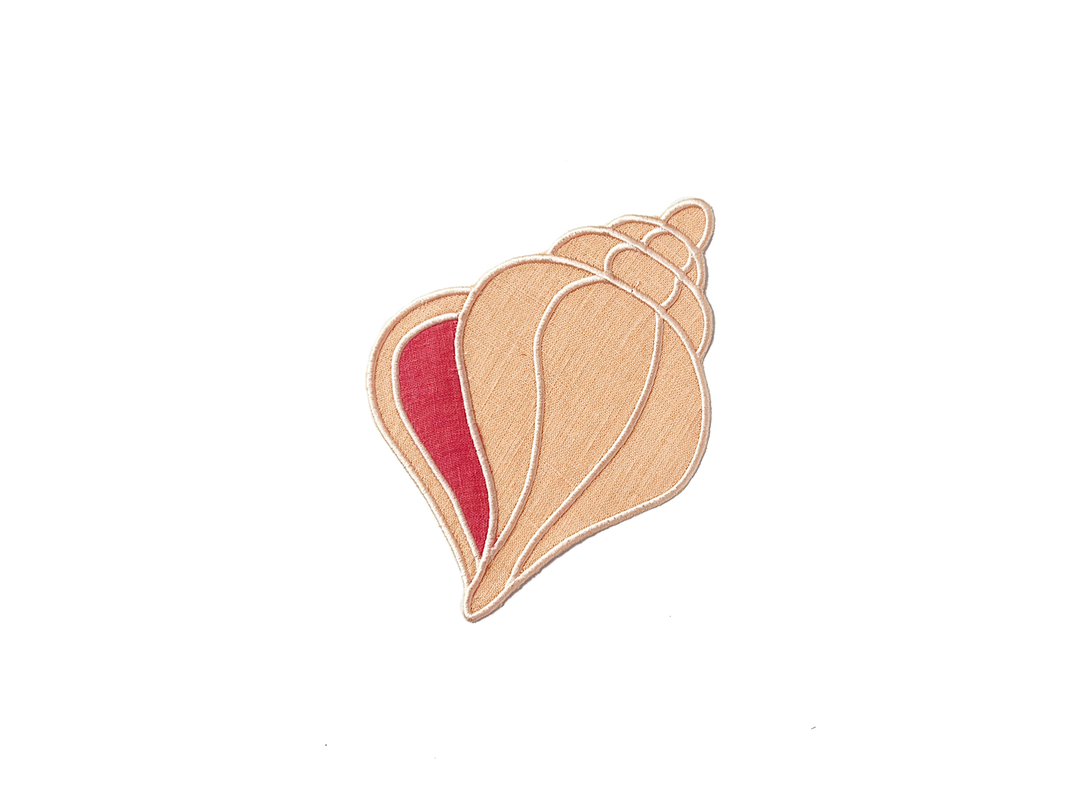 Shell Cocktail Napkin, Set of 4 | House of Gleason