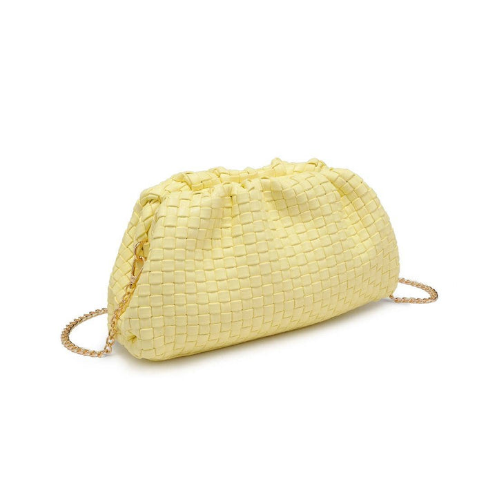 Tate Woven Clutch in Natural