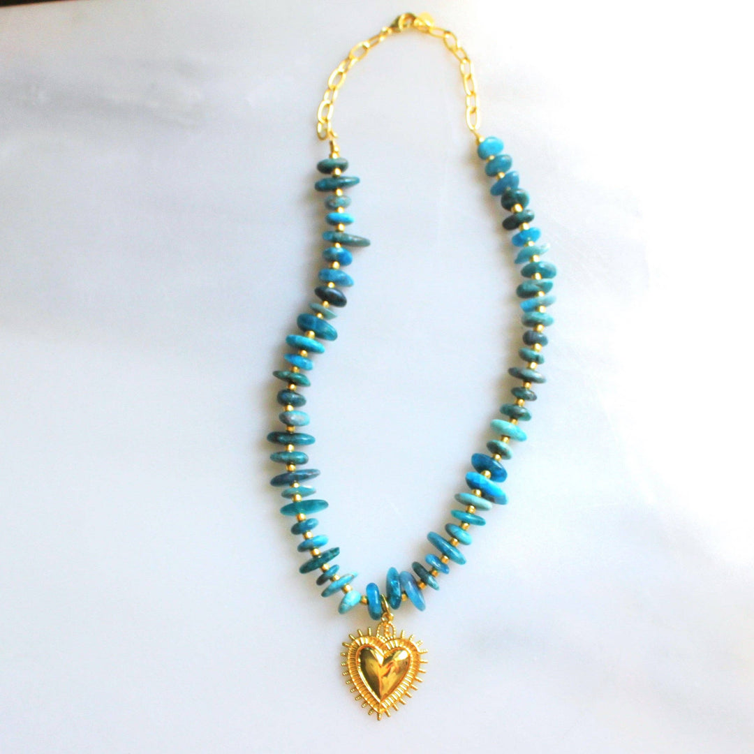 Grace Heart Beaded Necklace