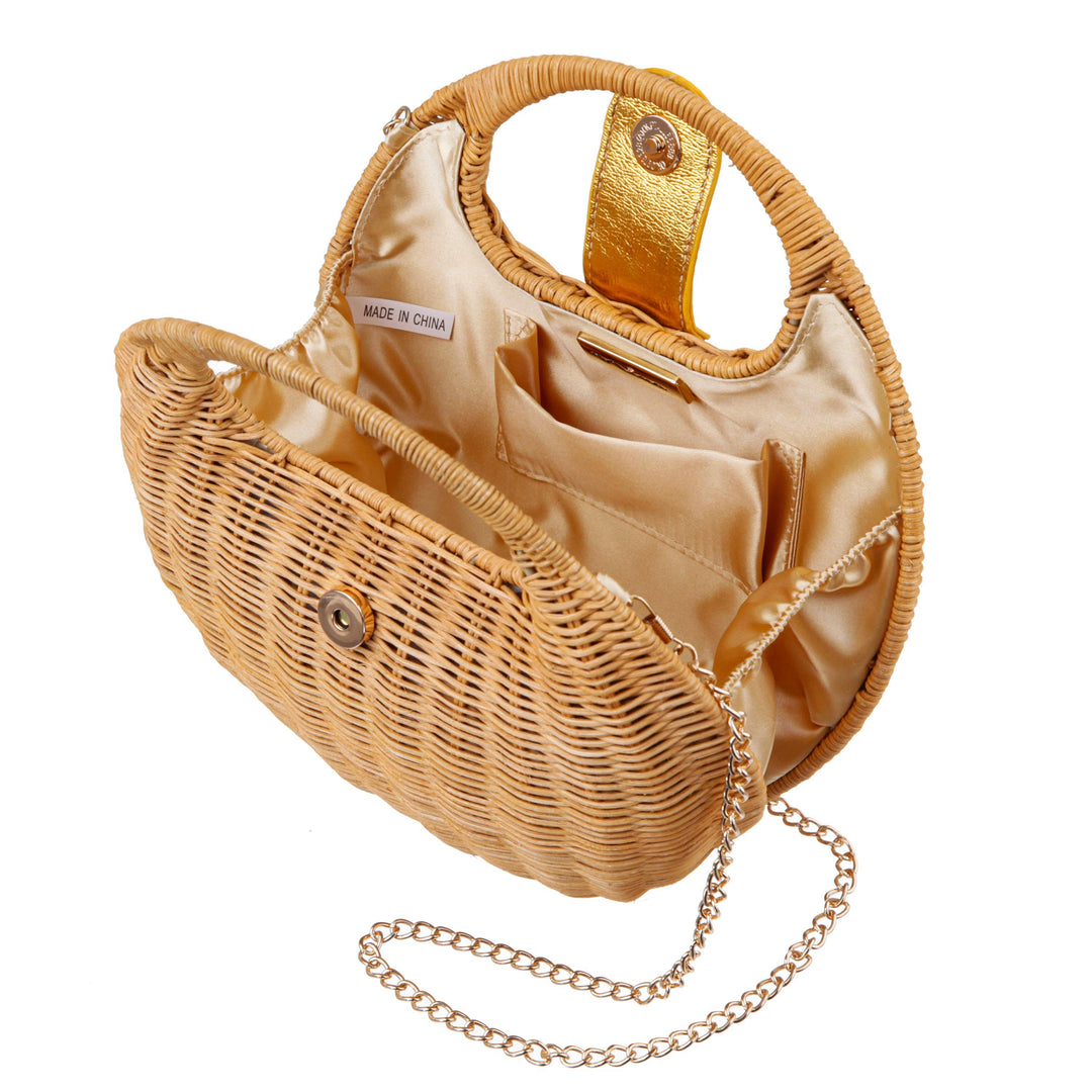 Kava Rattan Bag, Assorted Colors