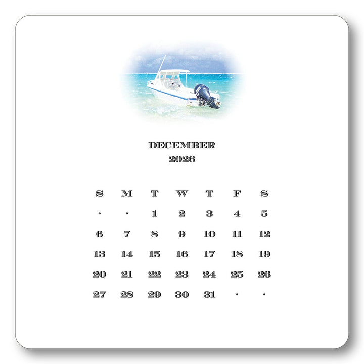 2026 Florida Calendar with Easel