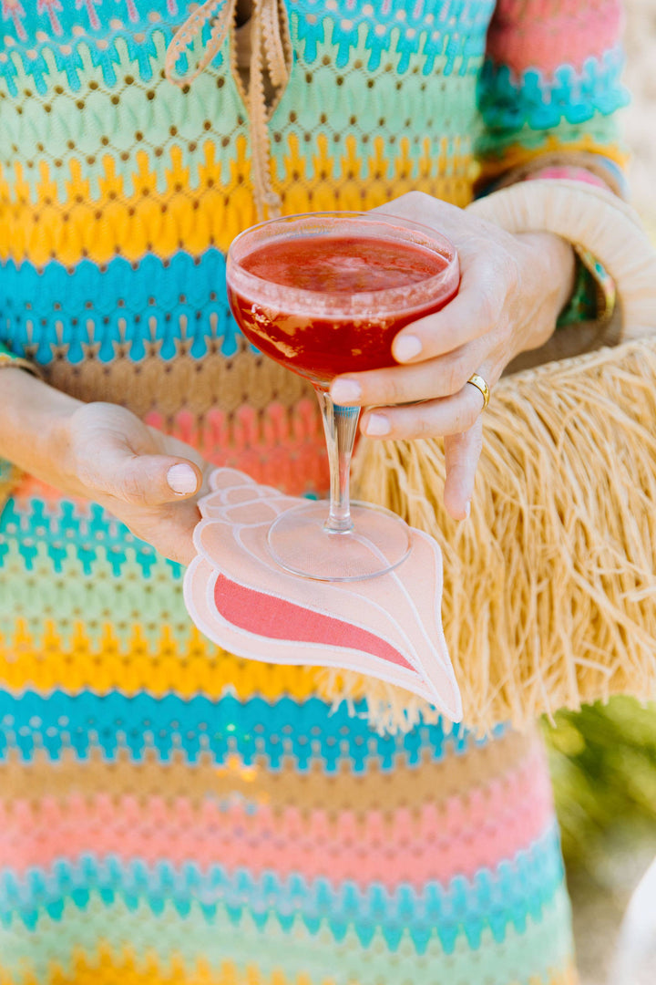 Shell Cocktail Napkin, Set of 4 | House of Gleason